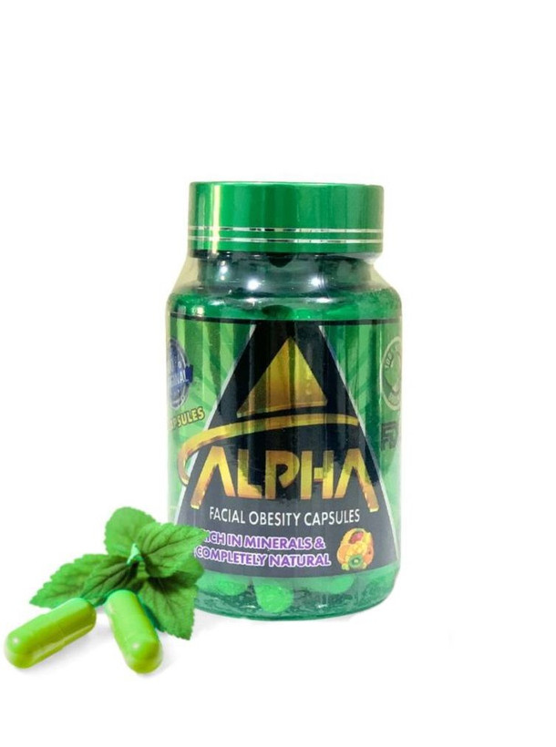 قرص چاقی صورت آلفا ALPHA | پرکننده و حجمدهنده صورت و گونه – ۶۰ عددی سبز رنگ اصل و اورجینال