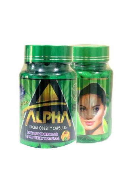 قرص چاقی صورت آلفا ALPHA | پرکننده و حجمدهنده صورت و گونه – ۶۰ عددی سبز رنگ اصل و اورجینال