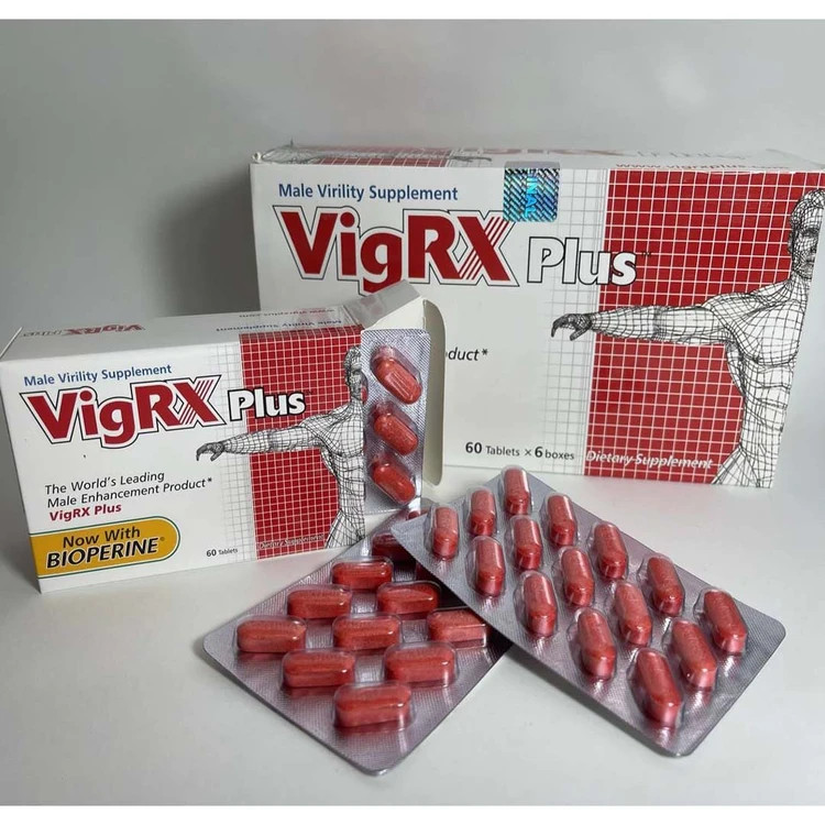 قرص ویگرکس پلاس VigRX Plus | تقویت قوای جنسی، افزایش نعوظ و بهبود عملکرد رابطه – ۶۰ عددی اصل و اورجینال