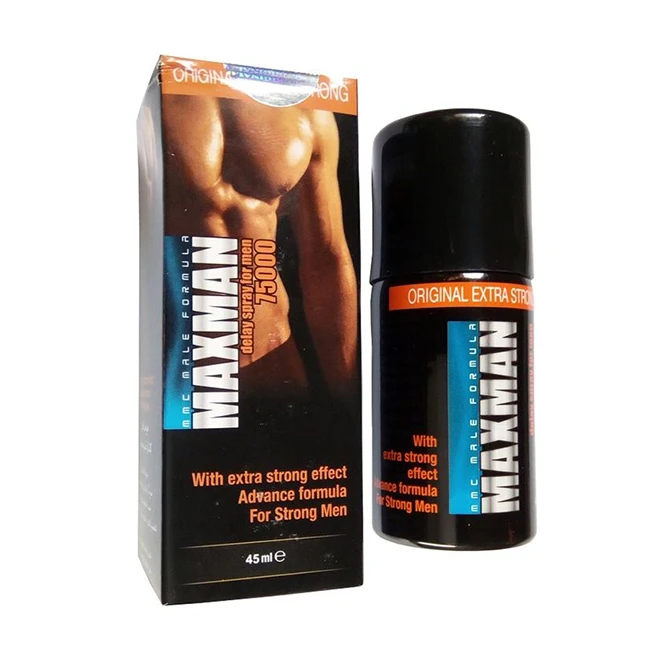 اسپری مکس من Max Man Delay Spray | فوق‌تاخیری با دوز ۷۵۰۰۰ و اثرگذاری سریع – اصل و اورجینال آلمان